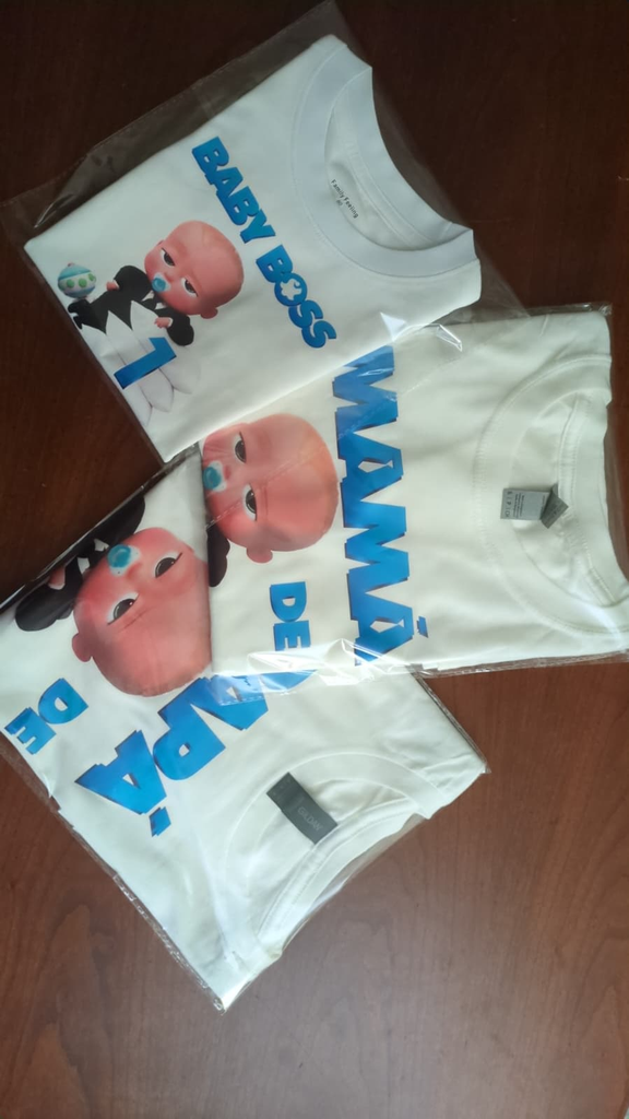 Camisetas infantiles personalizadas listas para entrega